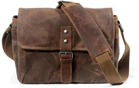 HATSVTGR Motorrad Satteltasche Für Universelle Vintage Satteltasche Für Motorräder wasserdichte Seitentasche Helmtasche(Gelb)