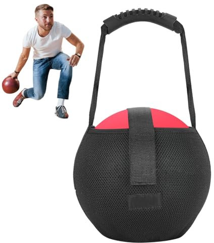 Fmzrbnih -Tasche – Einzelball-Bowling-Tasche, Sicherer -Rucksack | Leicht Zu Tragende, Sichere Netz-Bowlingtasche Mit Griff, Faltbare Taschen Für Anfänger, Fortgeschrittene Bowler, Männer