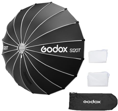 Godox S120T 47.2in/120cm Quick Release Umbrella Softbox-with Standard Bowen Mount