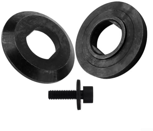 Eawfgtuw Outer and Inner Flange Washer Screw Set for DSS610 DSS611 BSS610 BSS611 Circular Saws, Metal Blade Clamp Replacement Parts, 3 Pieces (224412-5, 224409-4, 266133-3)