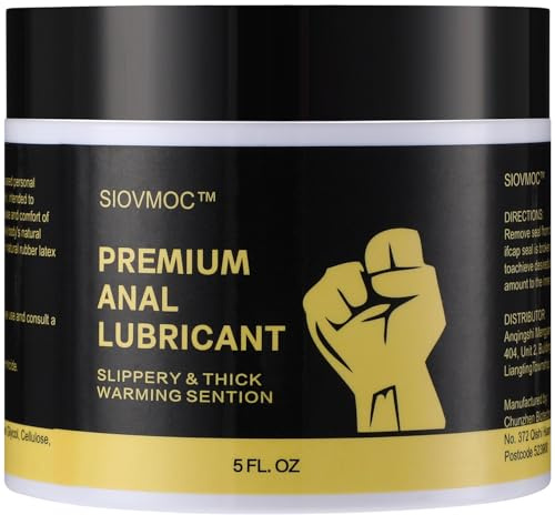 Anal Sex Lube, Premium Water Based Fisting Gel for Enhanced Comfort and Smooth Experience, Long Lasting Back Door Sexual Lubricant for Men, Women and Gay