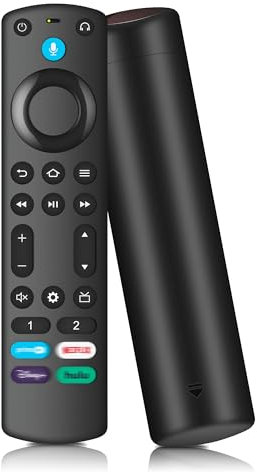 Telecomando vocale sostitutivo per Fire-TV-Stick (4K, 4K Max, Lite), TV Cube (2a/3a generazione), telecomando per Fire Smart TV Insignia/Pioneer