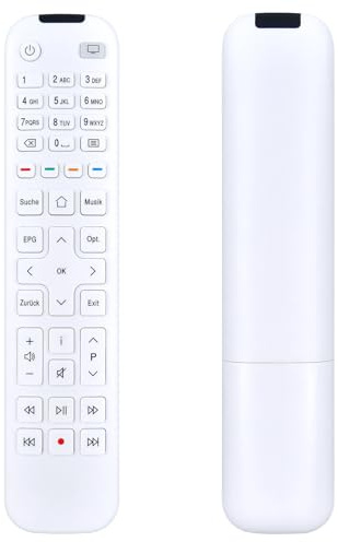 GOUYESHO Ersatz Fernbedienung für Telekom Media Receiver MR 400/200, MR 401/201, für T-Home Fernbedienung (Weiß)