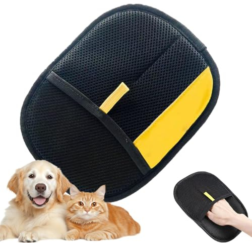 Viorane Pet Hair Remover, Viorane Electrostatic Pet Hair Removal Gloves, Double-Sided Pet Hair Remover Mitt for Dogs & Cats, Animal Fur Removal Tool for Couch, Furniture, Carpet, Car Seat (A,1pc)
