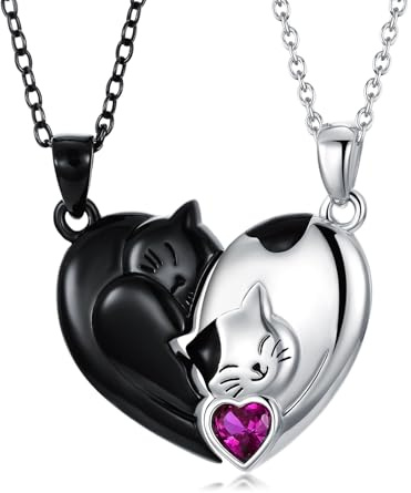 Shusukue Collar de plata de ley 925 para mujer, colgante de nudo de bruja, collar de mano de Hassam, collar de mariposa y cristal, 46.5 cm, Plata esterlina, Gema