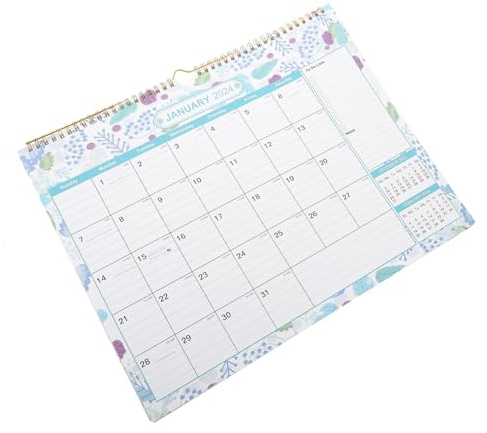 OSALADI Monate Englischer Tischkalender Mit Monatsübersicht Langlebigem Papier Schlichtem Design Für Büro Haushalt Und Schule Belebt Arbeits Wohnräume Amerikanische Feiertage Integriert