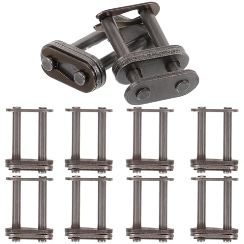 Healeved 10 Piezas Eslabón De Conexión De Cadena De Bicicleta Eslabón De Cadena De Transmisión Duradero De Acero Para Reparación Rápida