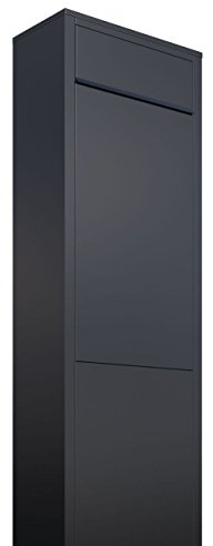Standbriefkasten, Design Briefkasten Big Box Schwarz - Bravios