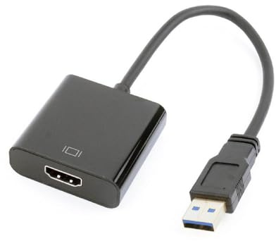 Gembird Adaptateur USB vers HDMI - Full HD 1080p, USB mâle vers HDMI femelle