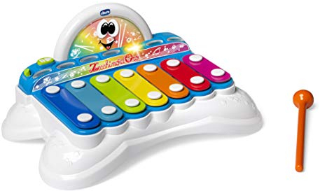 Chicco FLASCHY das Xylophon, Babys Musikspielzeug, Lernspielzeug Xylophon Babyspielzeug, ab 1 jahr, Talla única