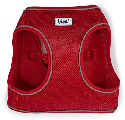 Fluval Step In Mesh Dog Harness Medium Red, 1 kg