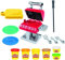 Play-Doh Kitchen Creations Grillstation Spielset für Kinder ab 3 Jahren mit 6 Farben und 7 Zubehörteilen, Mehrfarbig