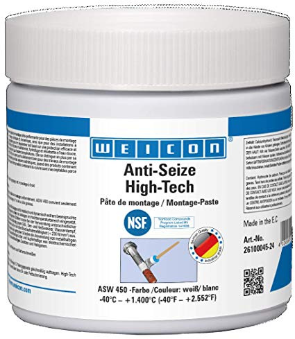 WEICON Anti-Seize High-Tech Assembly Paste 450 g Protection contre la corrosion sans métal