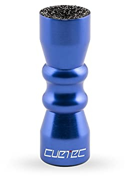 Cuetec 3-in-1 Bowtie Cue Tip Tool with Scuffer, Shaper, Pool Aerator, Blue - Portable Aluminum Snooker Tip - Premium Billiard and Pool Accessories