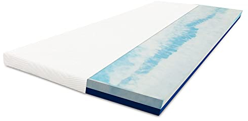 Mlily by Bestschlaf Matratzentopper Gel Air hochwertige Matratzenauflage aus Komfortschaum mit kühlender Gelschaumschicht, Zertifiziert nach Oeko Tex Standard 100 und CertiPur …