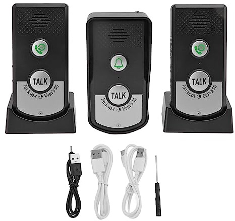 Wasserdicht Voice Intercom Türklingel 1000M Zwei-wege Sprechen Türklingel Drahtlose Anruf Türklingel Im Freien Hause Türklingel Intercom Kit