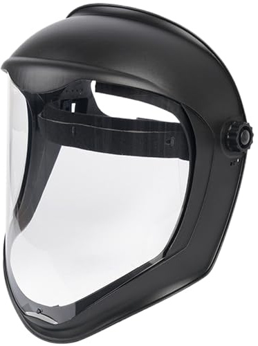 Face Shield Windproof Anti-fog Face Shield Mask Protective Full Face Mask Adjustable Flippable PC Impact Temperature Resistant Breathable Face