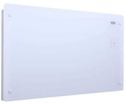 ECOSO 2500W White WiFi Glass Panel Smart Electric Heater Feet 465 x 850mm