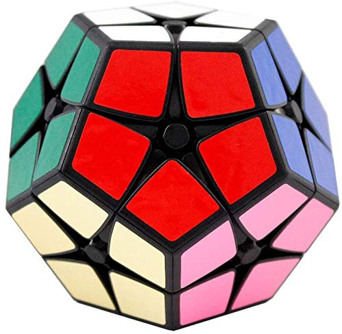 MO FANG GE Mofangge 2x2 Megaminx 12 Oberfläche 2x2x12 Dodekaeder Smooth Puzzle Smooth Twist Puzzle Cube (Schwarz)