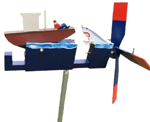 berjalan Ocean Theme Windmill Spinner Outdoor Courtyard Windmill Windmill Spinner Ornament Garden Decoration