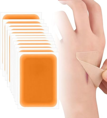 Klinna 12 Pezzi Copertura Tatuaggio Impermeabile Adesivo Camouflage Ultra-Fine & Traspirante Medicazione Leggera per Cicatrici