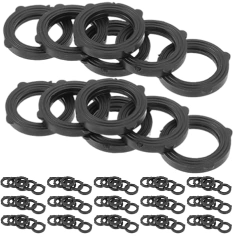 BESPORTBLE 100pièces Joints pour Tuyaux Arrosage Rondelles Étanchéité Haute Résistance Joints De Robinet Caoutchouc Accessoires pour Tuyaux Arrosage pour Eau Rondelles pour Robinet