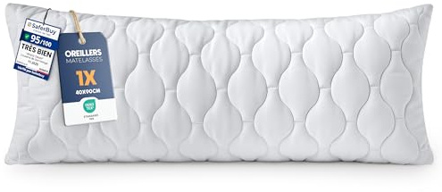 Utopia Bedding Relleno Acolchada Cojines Sofa 40x90 cm 1Pack de para Blanco