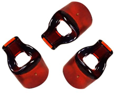BESPORTBLE Boquilla de Flauta de Resina para Principiantes, 3 Piezas, Diámetro 23 Mm, Repuesto Compatible Flautas de 6 y 8 Agujeros, Accesorio para Instrumentos de Viento, Uso Educativo