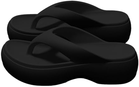 Cocila Sandalias Con Plataforma Para Mujer Gruesas Mujer, Playas De Verano Y Paseos Informales. Fascitis Negras Zapatillas Playa Agua Blancas Japonesas Barefoot Comodas Zapatos Fiesta Casa