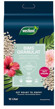 Westland Bims-Granulat, 10 l, ideal zur Drainage in Pflanzgefäßen
