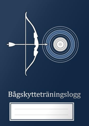 Bågskytteträningslogg | Inkluderar måldiagram, scorekort, avsnitt för väder/förhållanden och en självanalys-checklista,120 enkelsidiga träningssidor ... (portabel och ger gott om skrivutrymme).