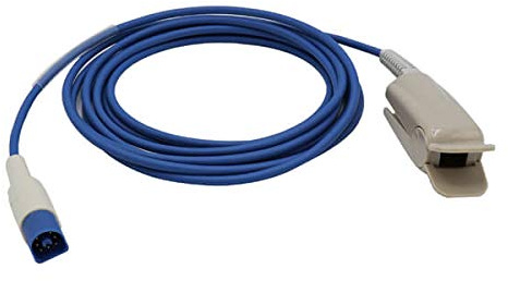 Sino-k Kompatibel Philips Spo2 Sensor Erwachsene Fingerclip 9,8 ft 8 Pins Connector FDA/CE Genehmigt