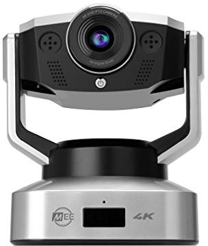 MEE audio C20PTZ 4K PTZ Webcam with 5X Digital Zoom & Remote Control; USB Ultra HD Pan-Tilt-Zoom Web Camera with Dual ANC Stereo Microphones for Streaming, Conferencing via Zoom/Skype on Mac Desktop