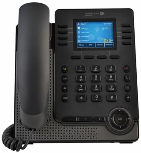 Alcatel-Lucent Enterprise M5 Myriad Sip Schnurgebundenes Telefono, VoIP Poe, segreteria telefonica (Versione/Voce Tedesca), Freisp