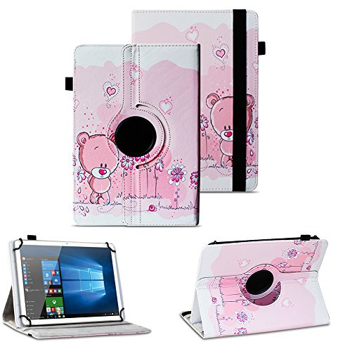 NAUC Tablet Schutzhülle kompatibel mit Telekom T Tablet 10,4 Zoll Hülle 360 Grad Drehbar Tasche für Tablets ultradünne Kunstleder Tablethülle Standfunktion 360° Drehbar Tablet Case, Farben:Motiv 1