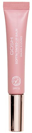 GOSH getönter Lipbalm mit LSF 15 I veganer Lippenpflege-Stift mit Farbe in Vintage Rose 04 I geschmeidig weiche Lippen ohne Kleben I parfümfreier Glossy Booster I feuchtigkeitsspendender Lippenbalsam