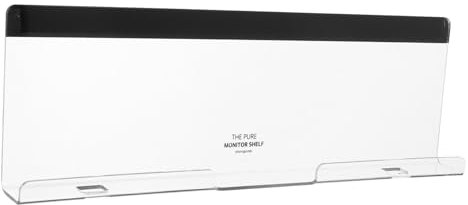 HAPINARY Monitor Notiztafel Acryl Transparent Ablagefach Nachrichtenspeicher Büro Organizer Schreibtisch Zubehör Für Computerbildschirm