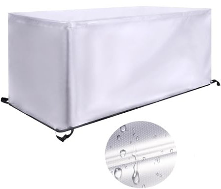 Abdeckung für Terrassenmöbel, 110 x 90 x 75 cm (L x B x H), 420D, strapazierfähig, wasserdicht, Anti-UV-Staubschutz für Sofa, Tisch, Stuhl, schützt vor Regen, Schnee und Staub, geeignet für Korbstühle