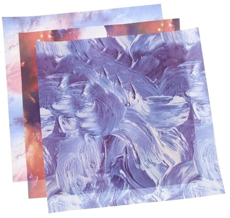HOODANCOS 3pcs Infusible Blatt Sublimation Transfer Papier Dekorative Transfer Blätter Zubehör