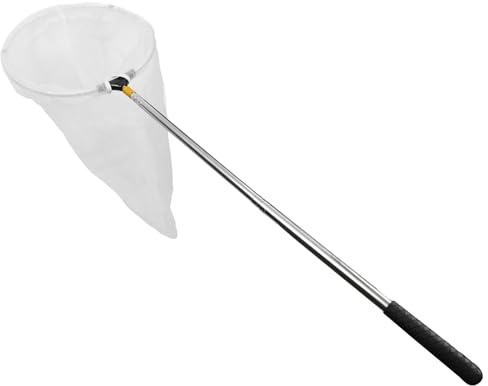 Schmetterlingsnetz, Teleskop-Insekten- und Fischernetz zum Fangen von Käfern, Fischen, Griff ausziehbar bis 150 cm