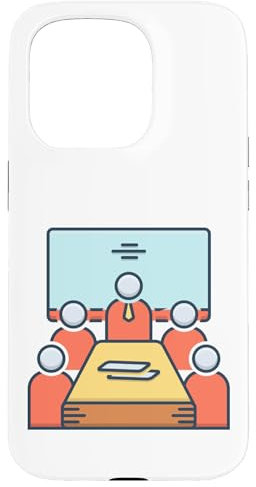 Meeting in The Conference Room Boardroom Meeting Office Case for iPhone 15 Pro