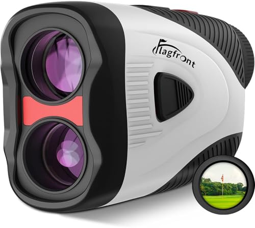Golf Rangefinder with Slope & Pin Lock Vibration, 1000 Y Range Finder Golf, 6X Magnification & HD LCD ，Tournament Mode Switch, Rechargeable with Magnetic Stripe – Golf Accessories for Men