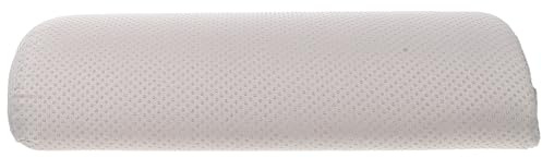 Levemolo Almohada Reposapiés Semicilíndrica Gris Antideslizante Alta Densidad para Oficina Ergonómica Bajo Escritorio Mejora Circulación Pies y Rodillas