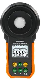 Esposimetro, PM6612L LED colorato luminosità tester misuratore di luce 200000 LUX Luxmetro digitale portatile Luxometro ambientale