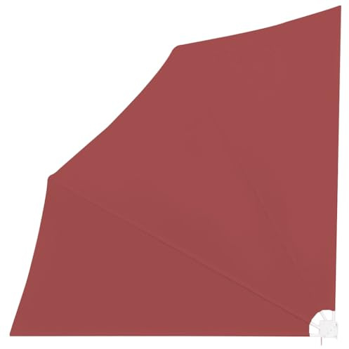 Lumanois Faltbarer BalkonFächer Terracotta-Rot 140×140 cm,3kg,41581