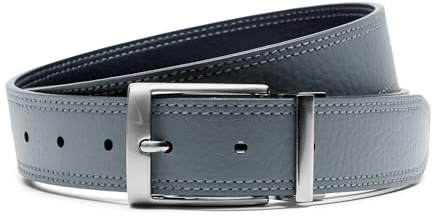 NIKE Men's Reversible Harness Belt, Black/Grey, 36