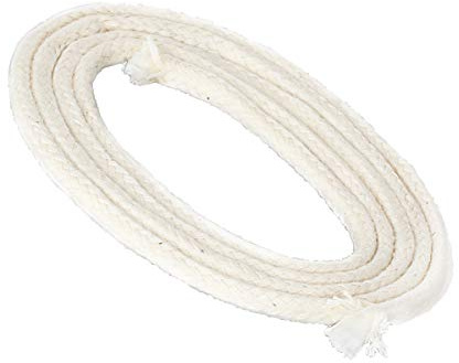 Nklaus 3 meter veke med glasfiber veke rund Ø 5mm för smältande ljus spritlampa oljelampa för renad lampolja paraffinolja trädgårdsbrännare paraffinlampa 1258