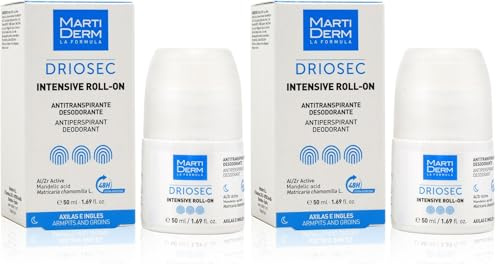 MARTIDERM Drios desodorante roll on (300103) (Paquete de 2)