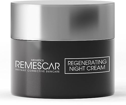 Remescar Crema Viso Antirughe Notte 50ml – Idratante e Nutriente – Rigenera la Pelle Durante la Notte – Stimola Collagene ed Elastina per una Pelle Rassodata e Luminosa