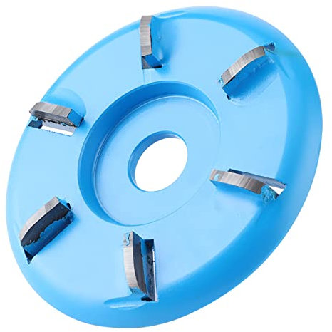 Disco Per Intaglio del Legno Per Smerigliatrice Angolare, Disco da Taglio Per Legno a 6 Denti, Disco Per a Catena Lama Per Disco Per Smerigliatrice Per Intaglio del Legno Disco Per Fresa Str